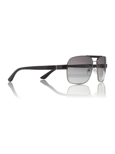 prada blue gunmetal|Prada™ Men's Eyeglasses .